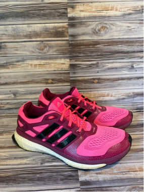 Adidas Womens Energy Boost 2.0 ESM Running Shoes Solar Pink size 8.5